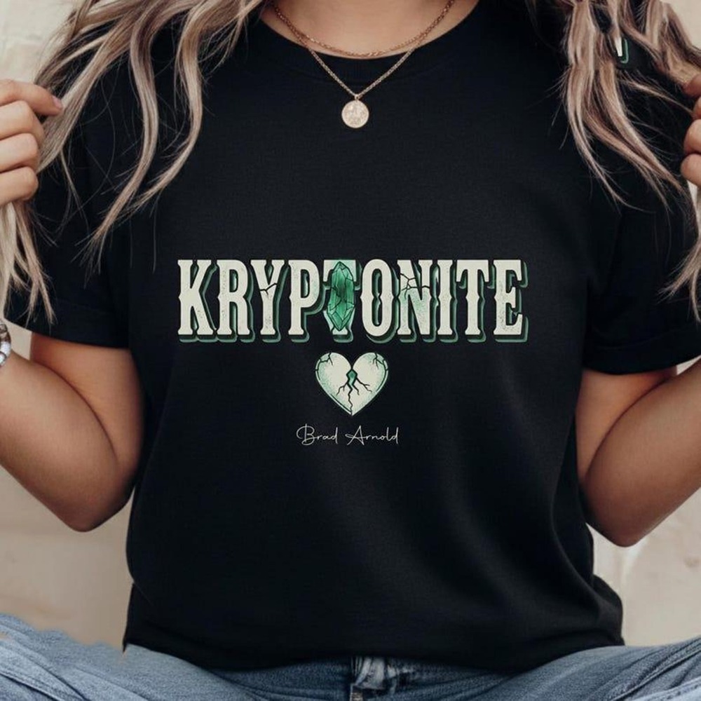 Brad Arnold Kryptonite Crystal Heart Shirt